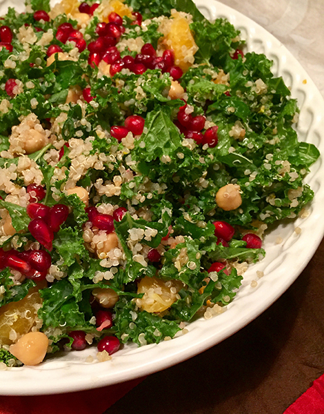 Quinoa and Kale Protein Salad