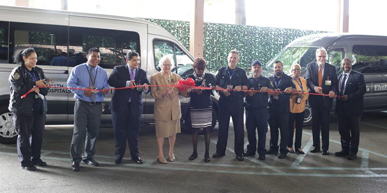 NYC Health + Hospitals/Elmhurst Adds Two New Shuttle Vans  for Patients and Staff, Thanks to Grant Support