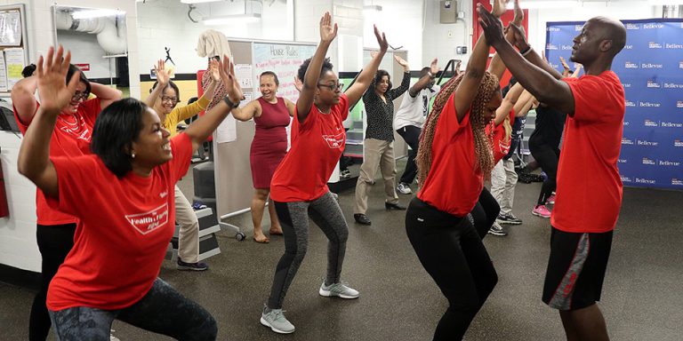 Employees Celebrate One-Year Anniversary of Health & Fitness Zone