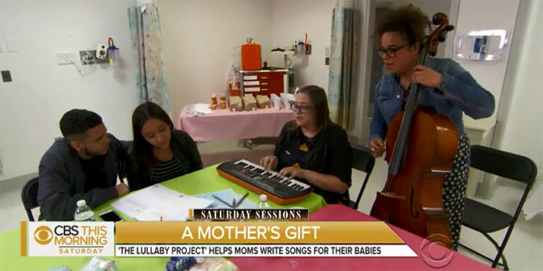 The Lullaby Project: Parents-to-be write lullabies for their unborn babies