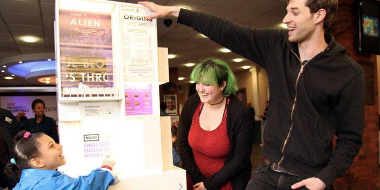 Hospital Visitors Greeted by Mini Mollusk Museum