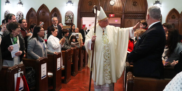 Cardinal Dolan Holds Christmas Mass at NYC Health + Hospitals/Bellevue