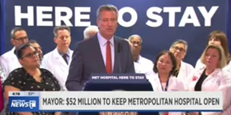 Mayor Announces $52 Million in Capital Investment for NYC Health + Hospitals/Metropolitan