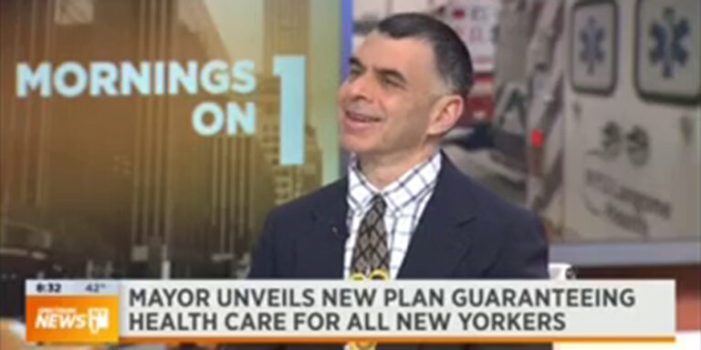 Mayor de Blasio’s plan to expand health coverage to 600,000 people