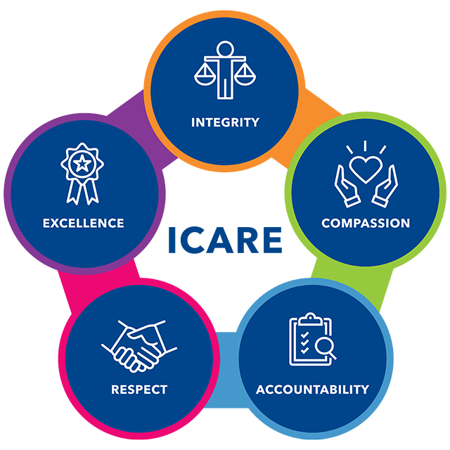 icare values
