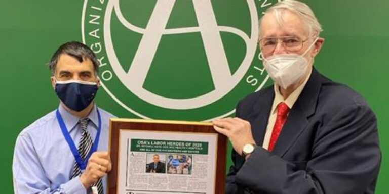 Katz Recognized with ‘Labor Hero 2020’ Award by the Organization of Staff Analysts