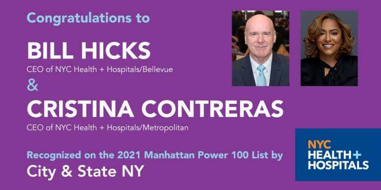 Bellevue, Metropolitan CEOs Named to City & State’s “Manhattan Power 100” List