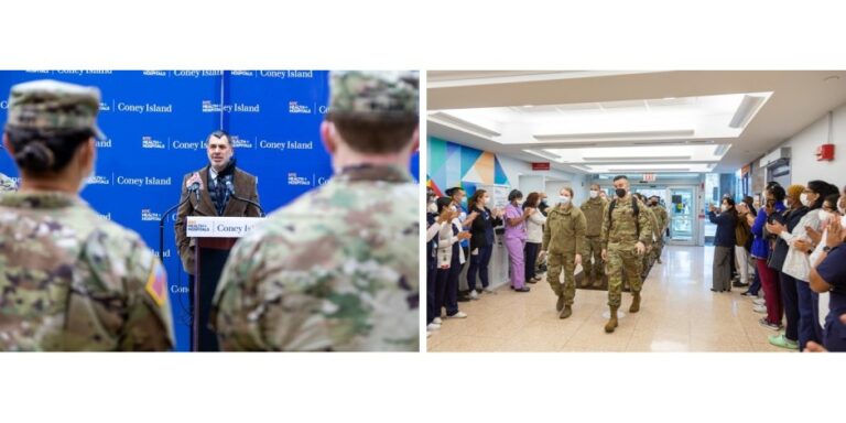 Coney Island Hospital Welcomes Military Medical Team