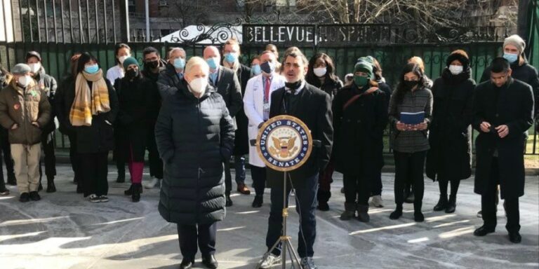 Sen. Kirsten Gillibrand Meets with Public Health Corps Workers at Bellevue