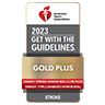 Get With the Guidelines - Stroke Gold Plus Target Stroke Honor Roll Elite Plus and Target Diabetes Honor Roll