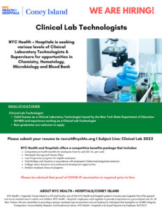 Coney Island Clinical Lab Technologists