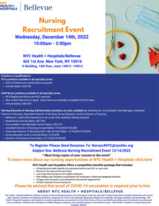 Bellevue Nursing Recruitment Event