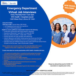 Jacobi Emergency Department Virtual Job Interviews