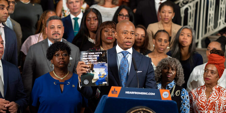 Mayor Adams Gun Violence Prevention Task Force Release “a Blueprint