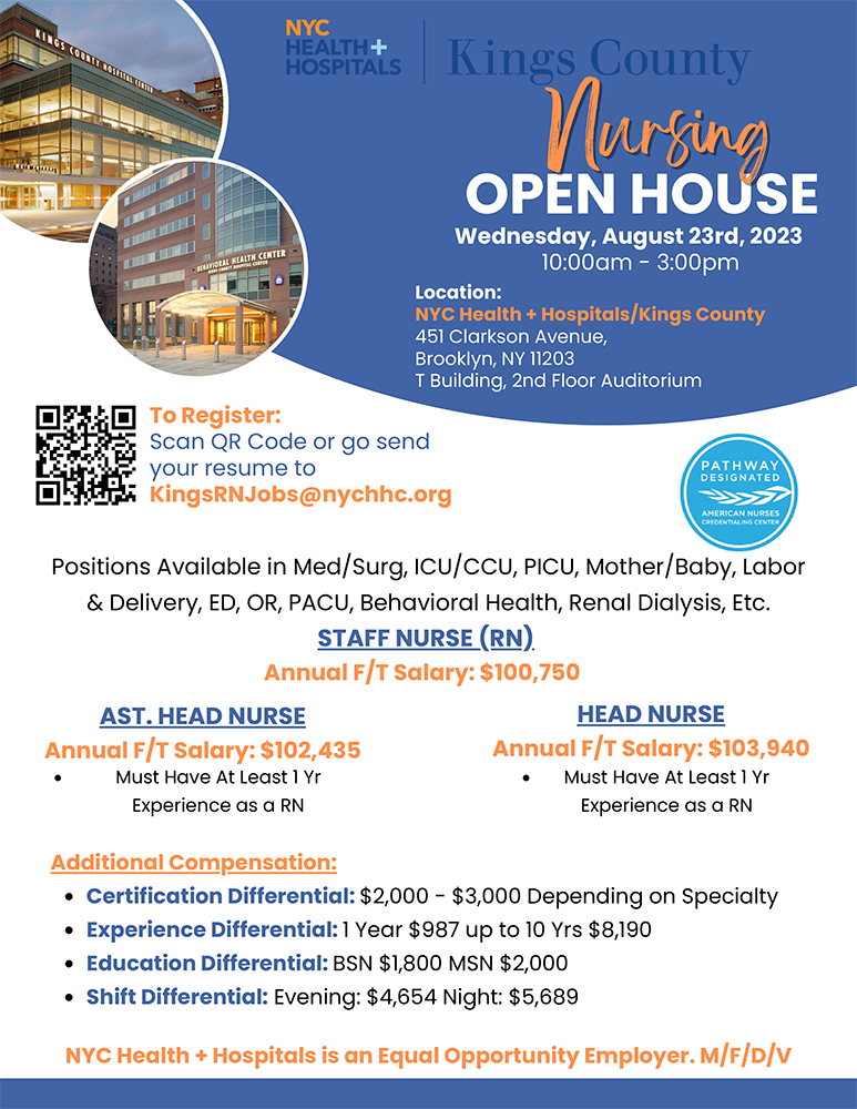 Kings County Nursing Open House - NYC Health + Hospitals