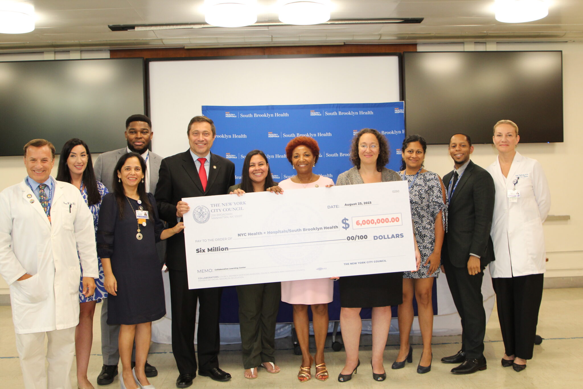 NYC Health + Hospitals/South Brooklyn Health Receives 6 Million for a