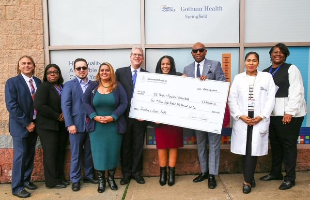 NYC Health + Hospitals/Gotham Health Receives $4.85M from Queens Borough President Donovan Richards Jr.