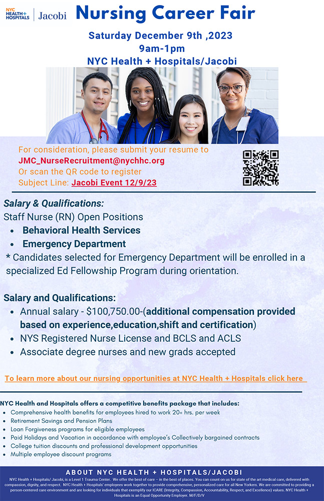 nursing job fairs 2023 near me