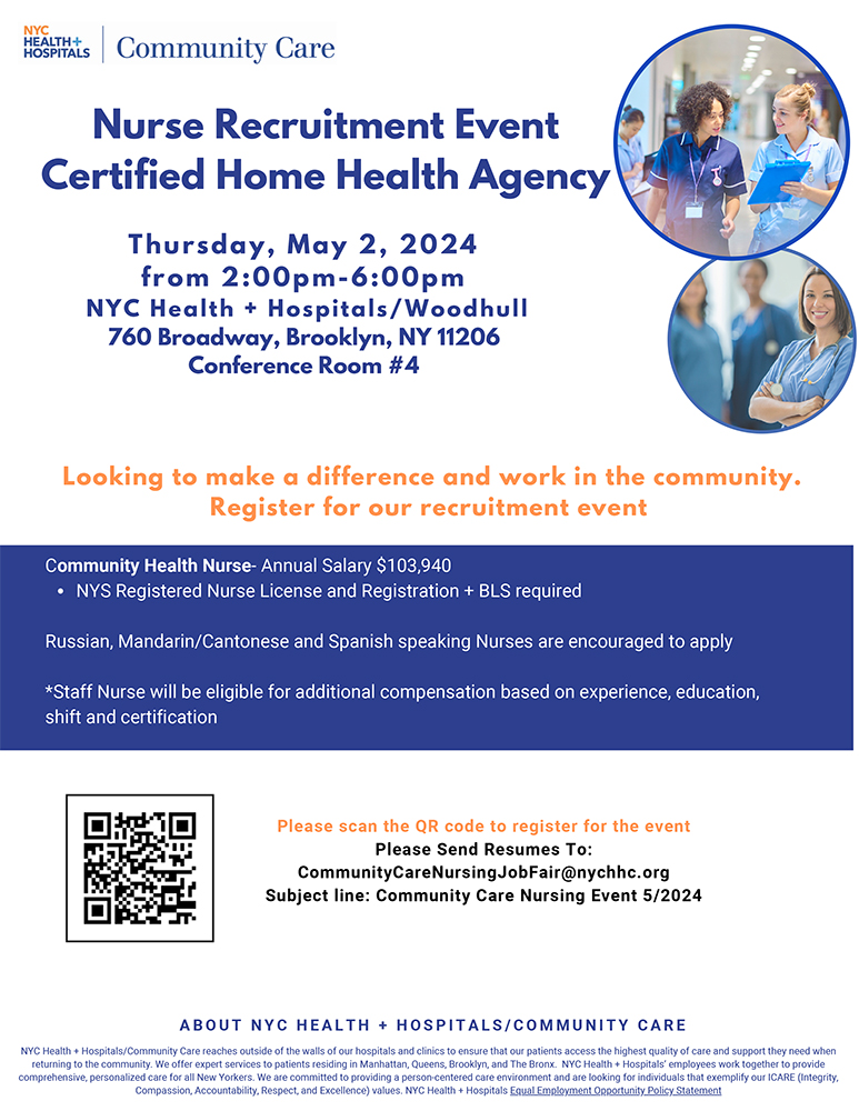 Community Care Nurse Recruitment Event Certified Home Health 