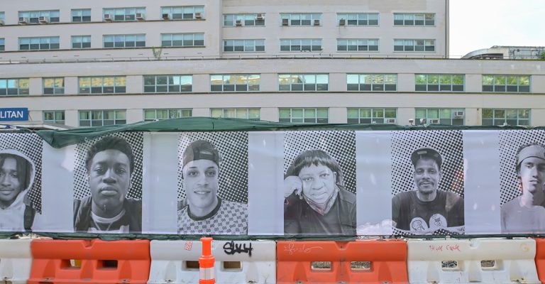 New Murals Unveiled on Fencing Outside of NYC Health + Hospitals/Metropolitan
