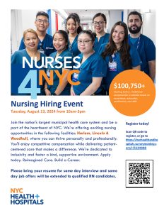Nurses4NYC Nursing Hiring Event