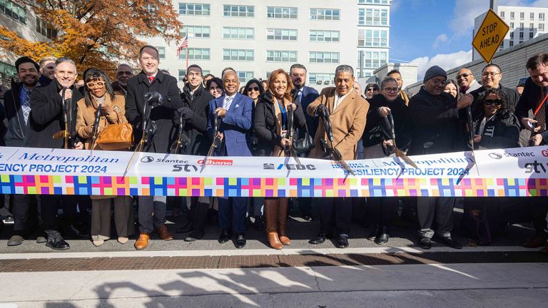 NYCEDC and NYC Health + Hospitals Celebrate Completion of Floodwall at NYC Health + Hospitals/Metropolitan