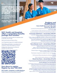 Community Care Certified Home Health Agency Recruitment Event