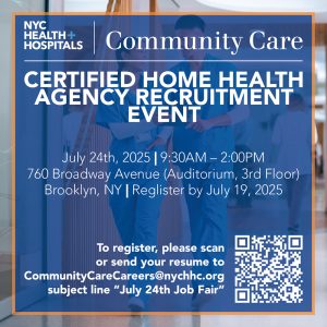 Community Care Certified Home Health Agency Recruitment Event