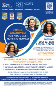 Post-Acute Care License Practical Nurse Open House