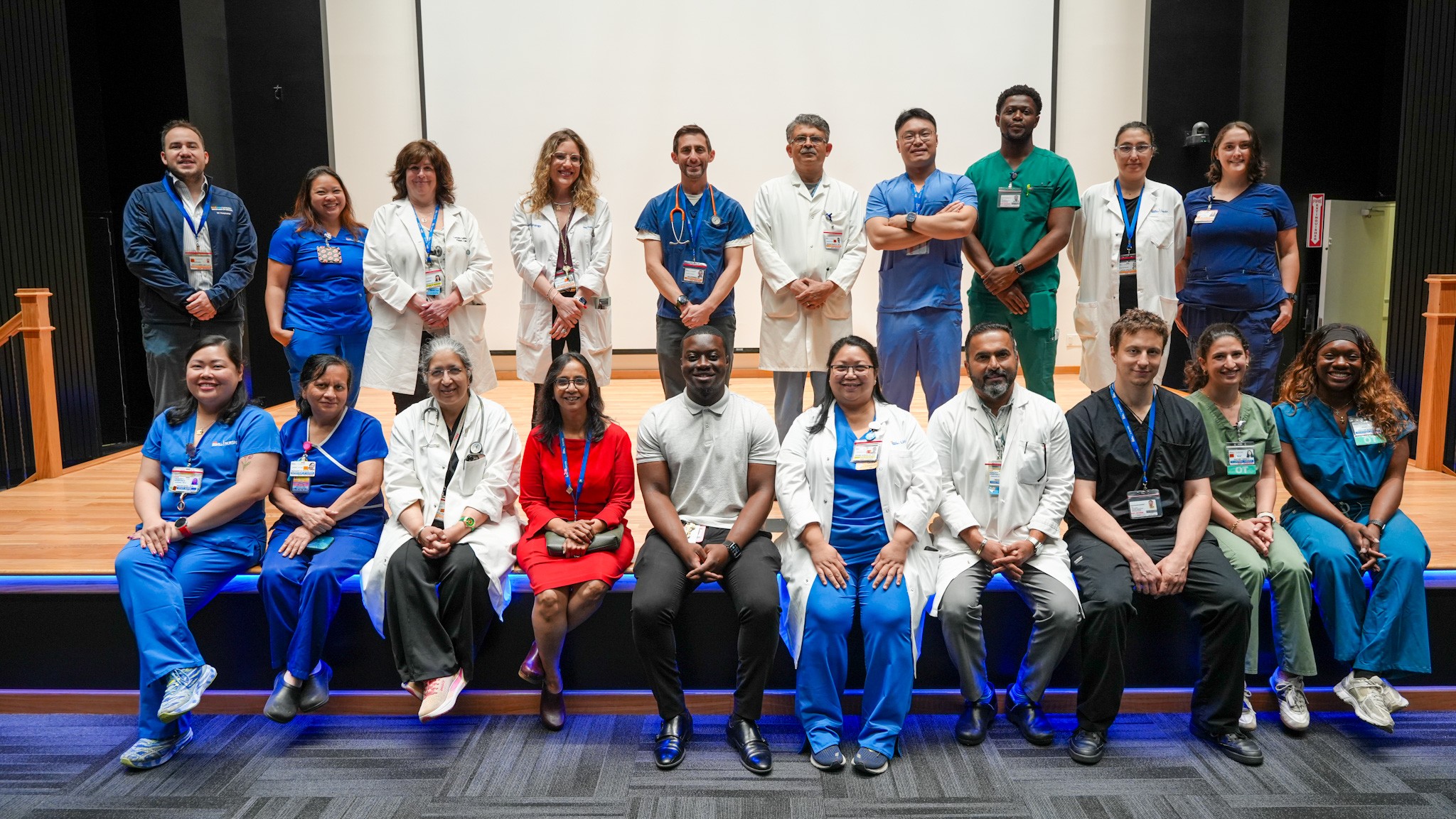 Members of the Stroke Center team at Lincoln Hospital.