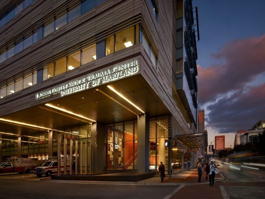 R Adams Cowley Shock Trauma Center at the University of Maryland