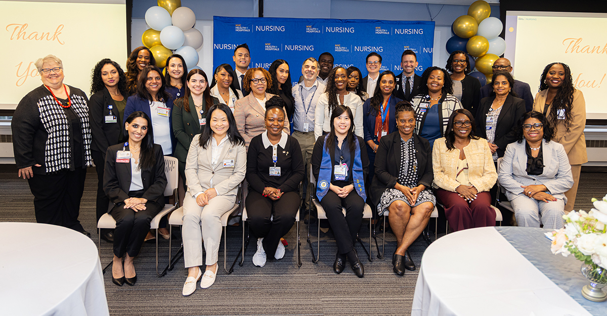 NYC Health + Hospitals President and CEO Dr. Mitchell Katz and System Chief Nursing Officer Dr. Natalia Cineas join the 2026 recipients of the Doctoral Circle of Excellence.