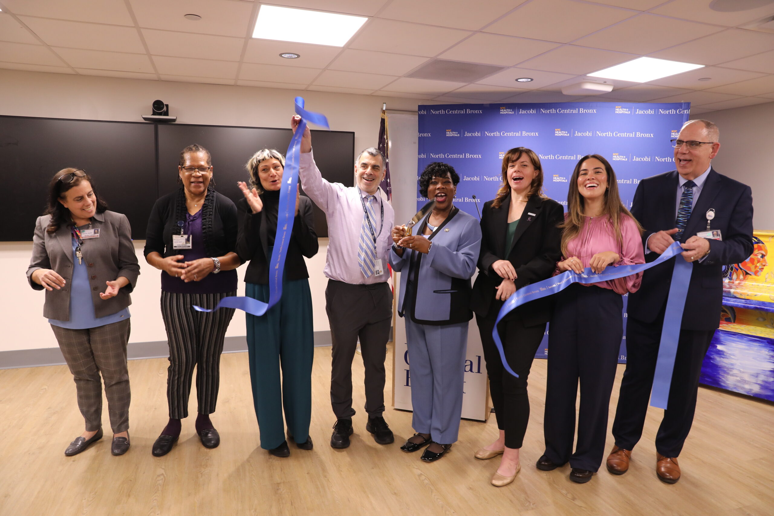 Celebrating the new Rape Crisis Program at North Central Bronx.